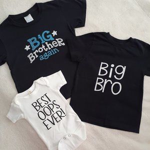 Announcement shirts 3pc for boys
